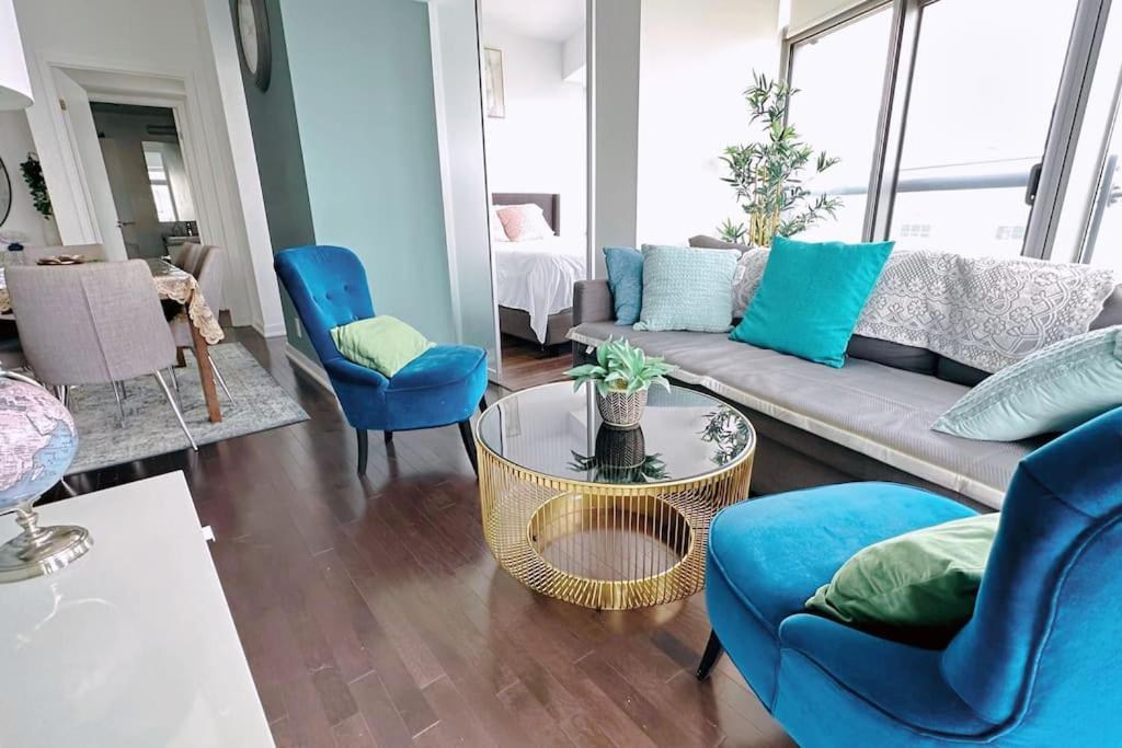 New Superior Lakeview Luxury 3-Bedroom Suite On 48 Floor Toronto Bagian luar foto